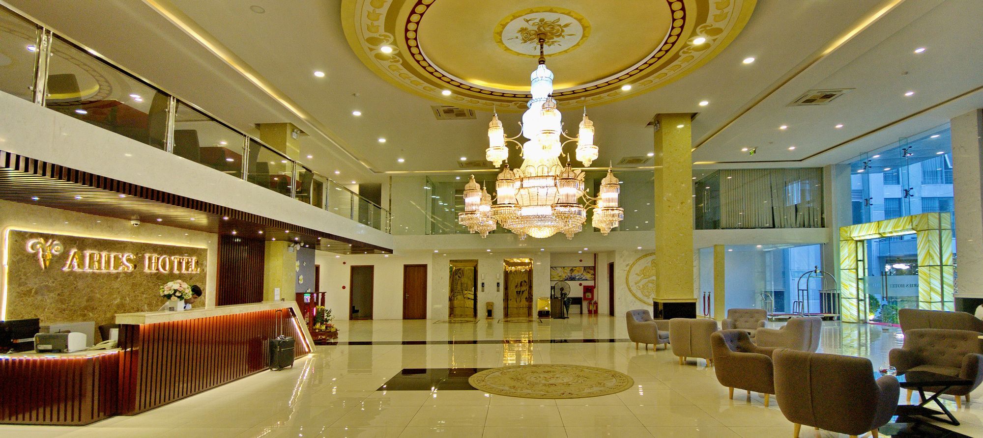 Aries Hotel Nha Trang Bagian luar foto